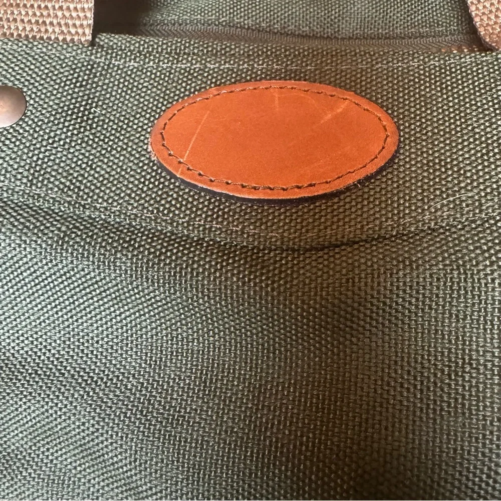 Tumi Green‎ Garment type Vintage Duffel Bag with Brown Accents